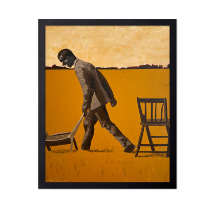 Solitary Figure In A Suit