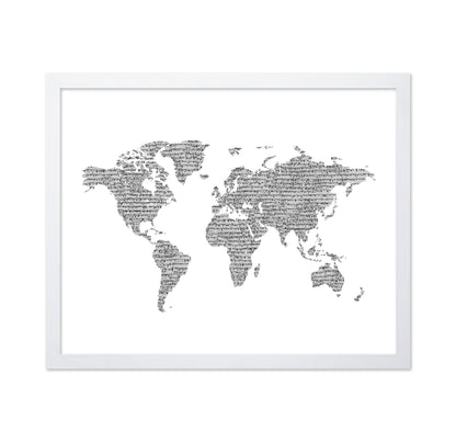 Artistic Sketch of the World Map No 2