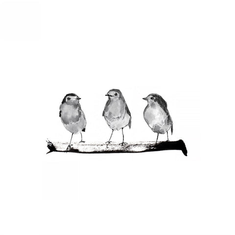 Three Robins on a Branch