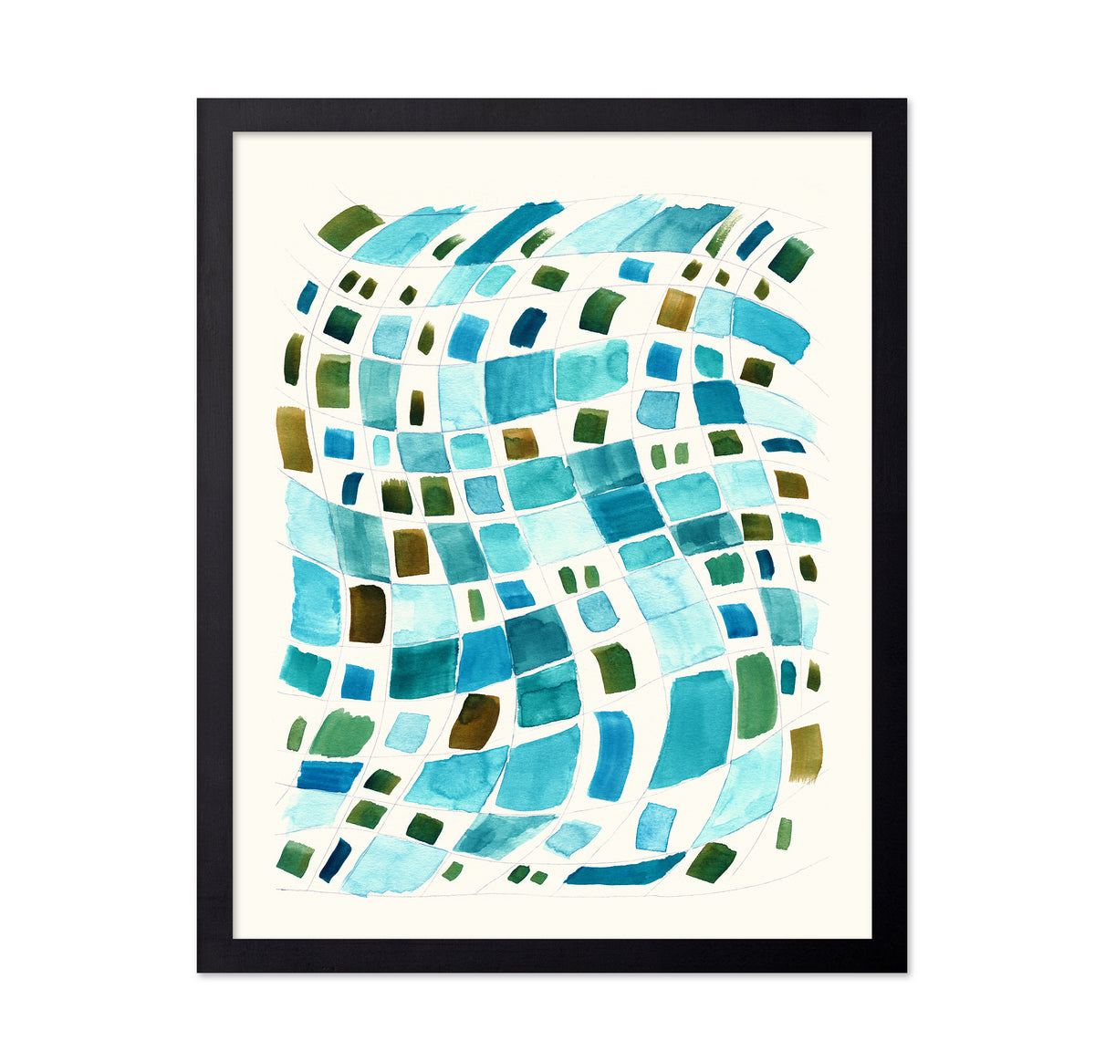 Wavy Mosaic Blues