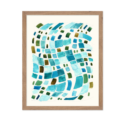 Wavy Mosaic Blues