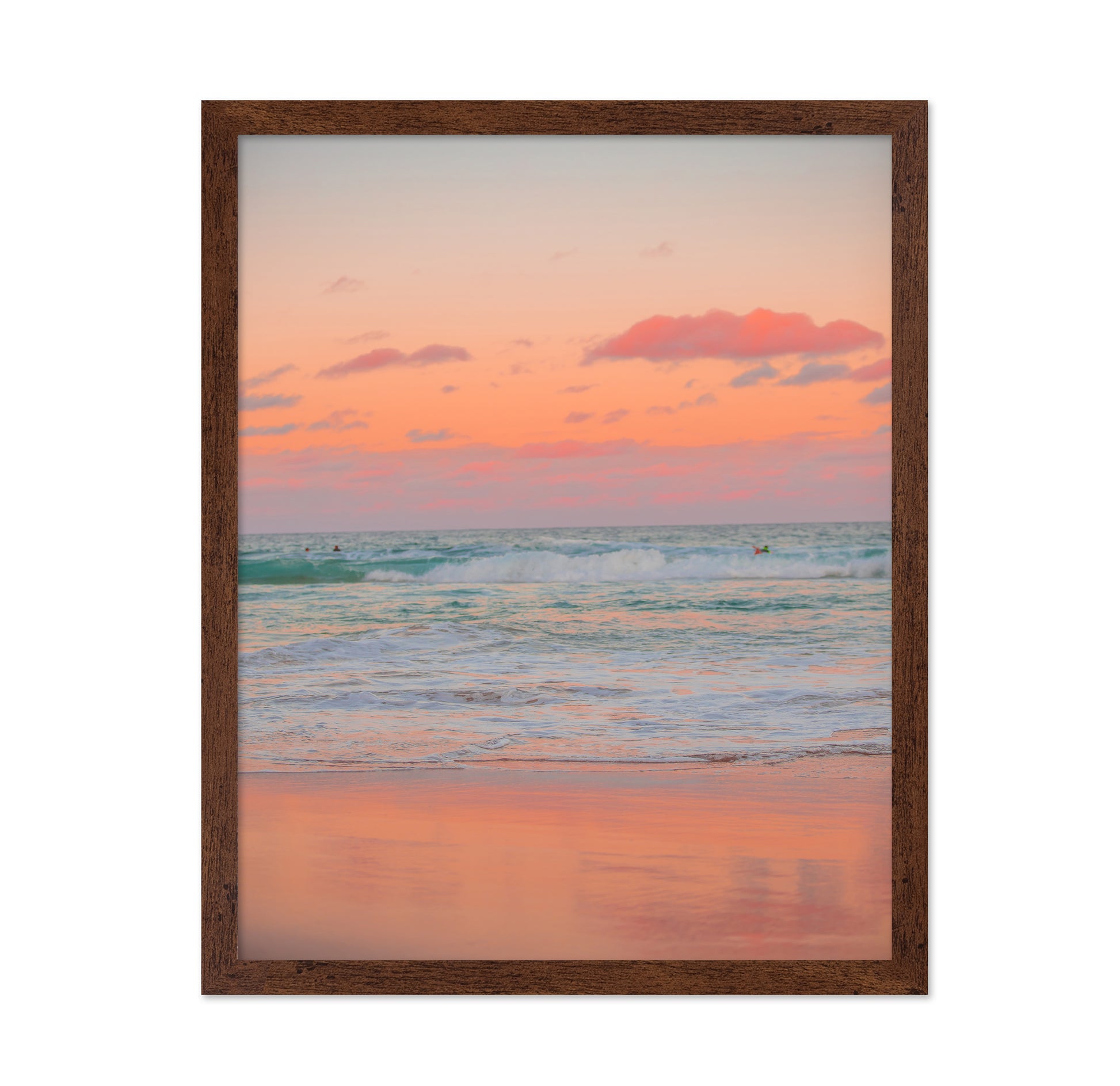 Serene Beach At Sunrise