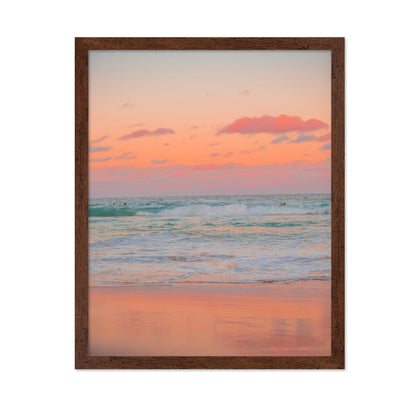 Serene Beach At Sunrise