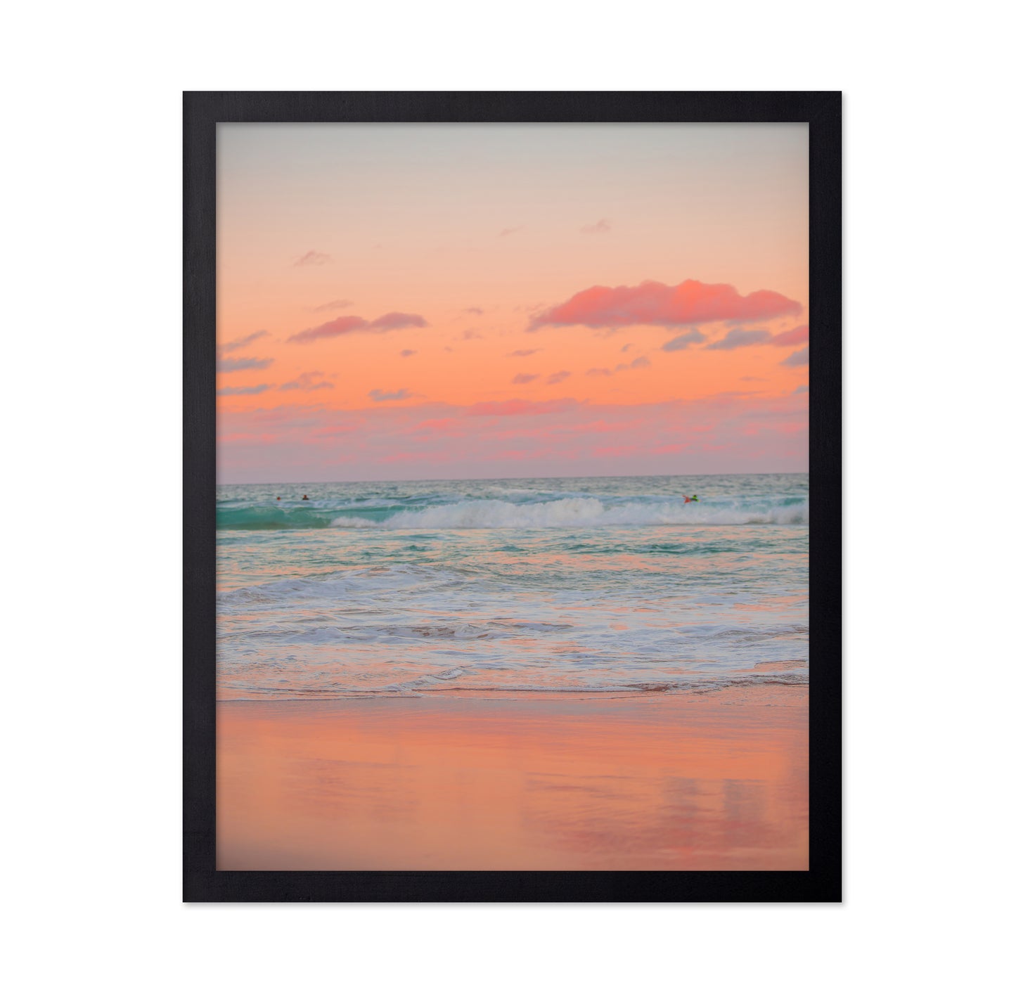 Serene Beach At Sunrise