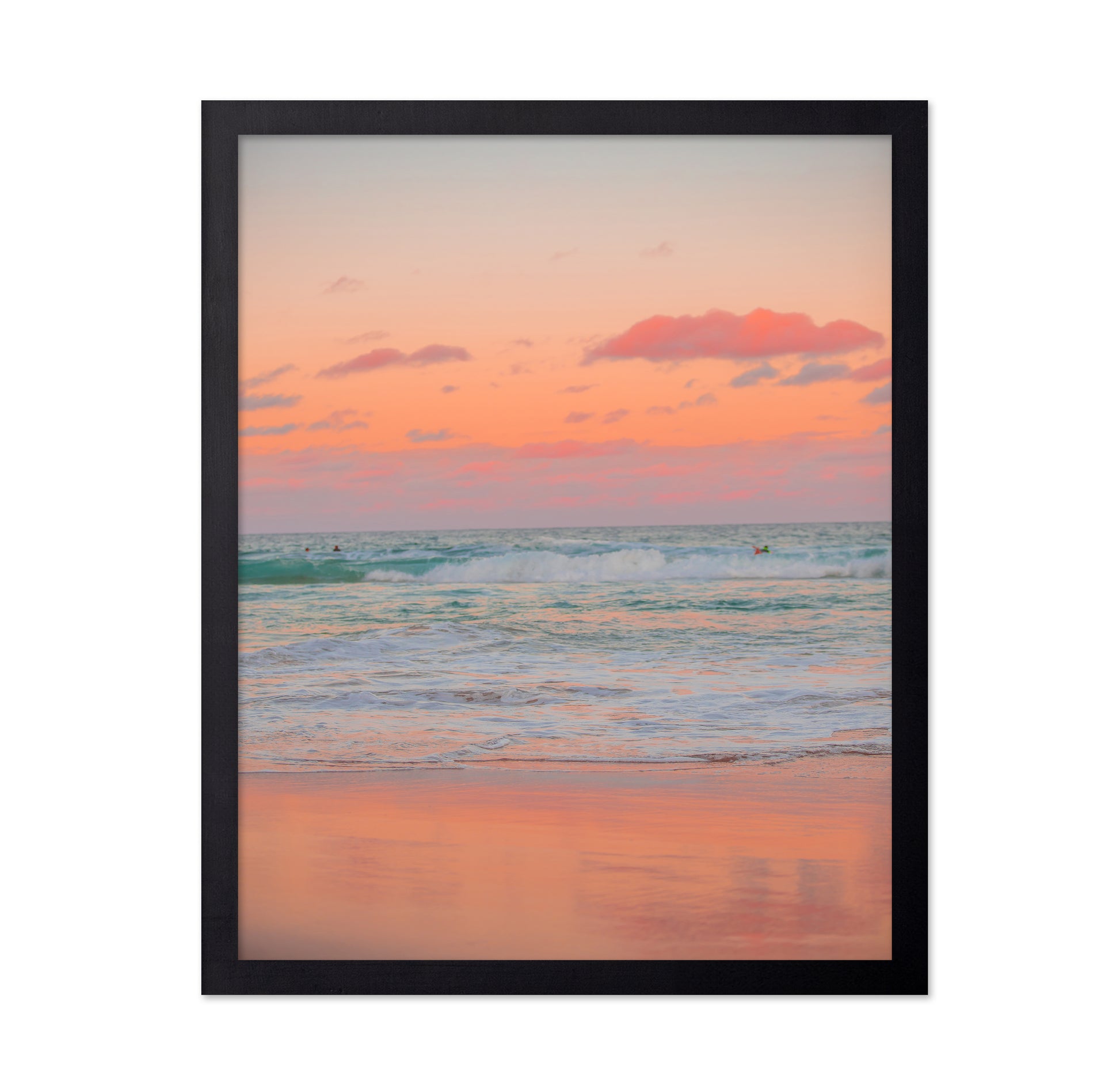 Serene Beach At Sunrise