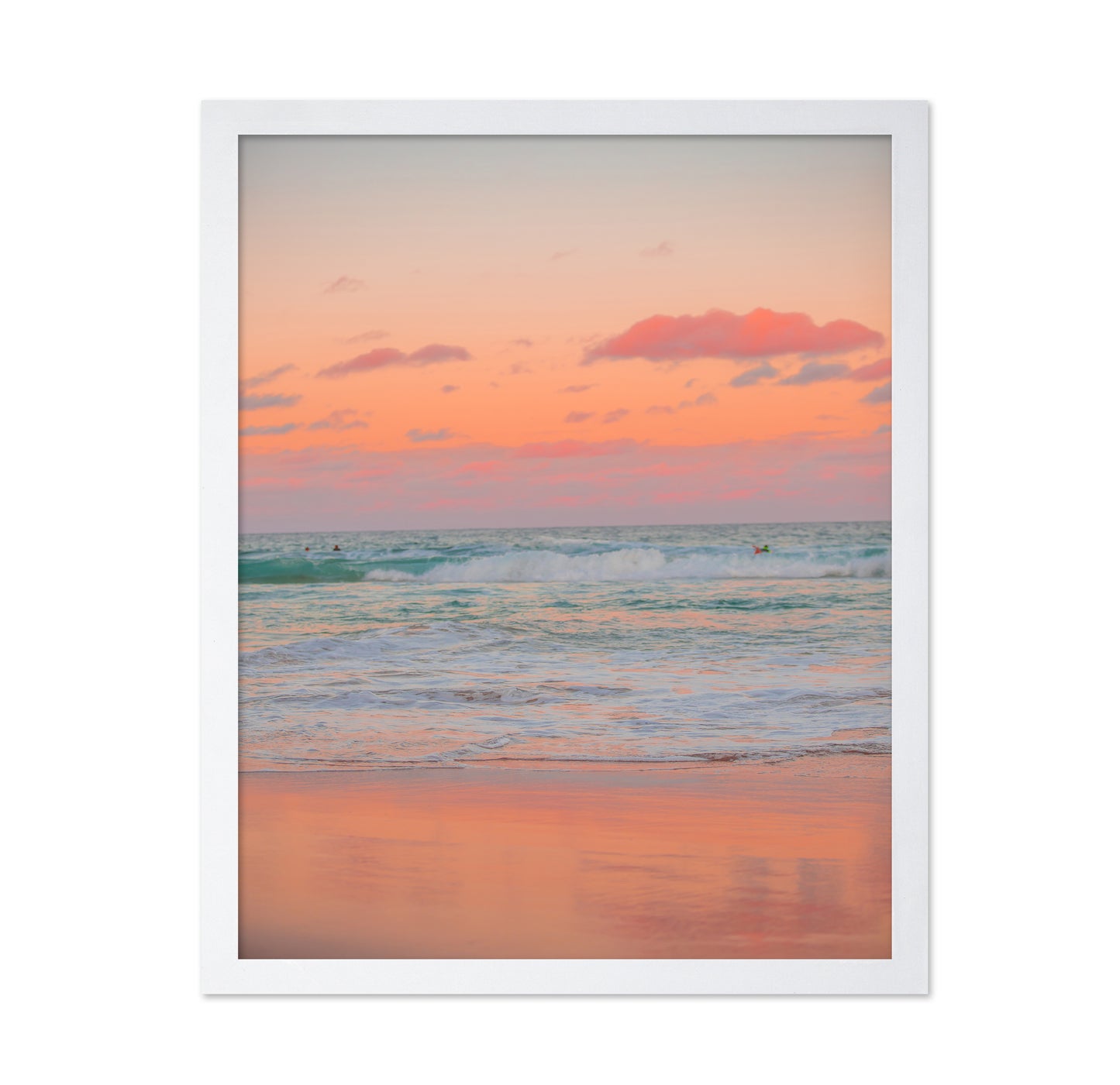 Serene Beach At Sunrise