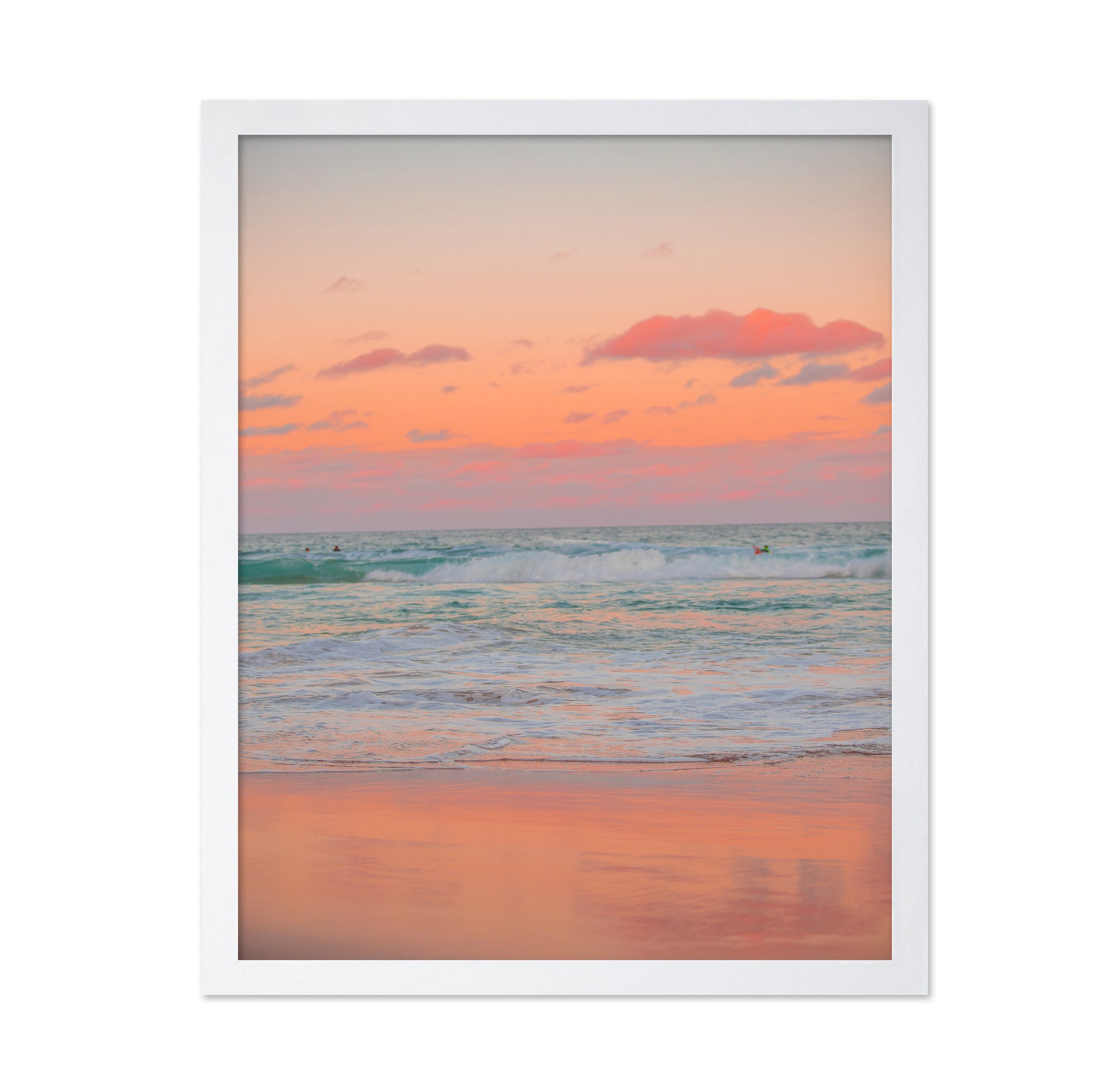 Serene Beach At Sunrise