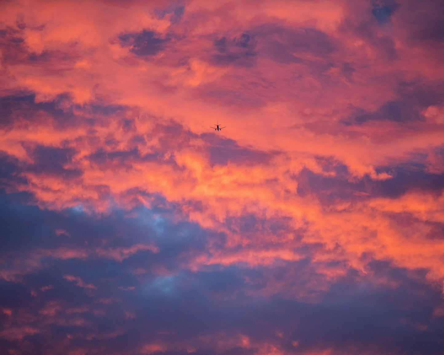 Sunset Sky With Dramatic Clouds