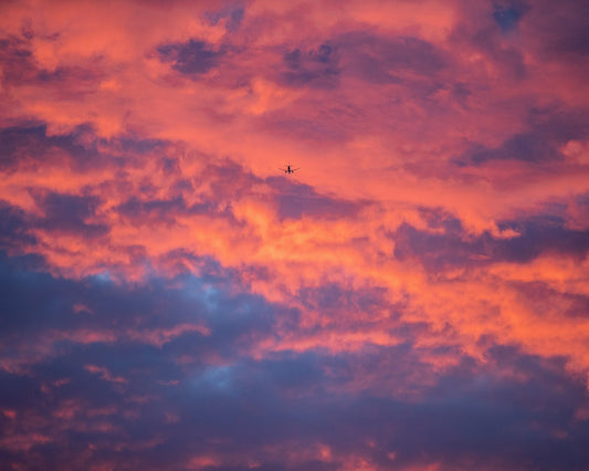 Sunset Sky With Dramatic Clouds