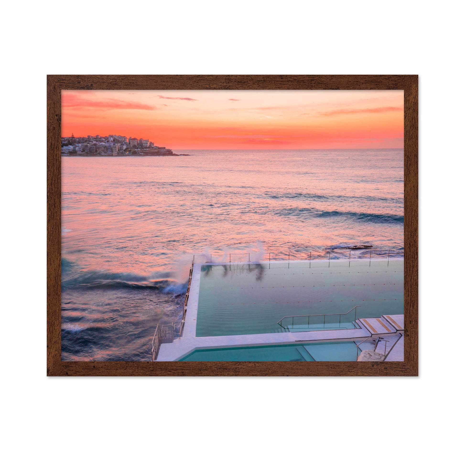 Stunning Sunset Over An Ocean Pool