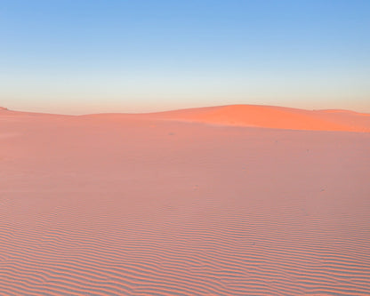 Serene Desert Landscape At Sunrise