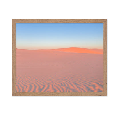 Serene Desert Landscape At Sunrise