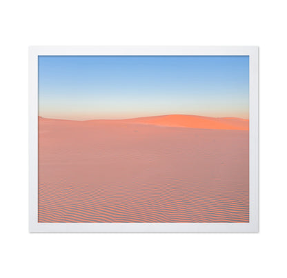 Serene Desert Landscape At Sunrise