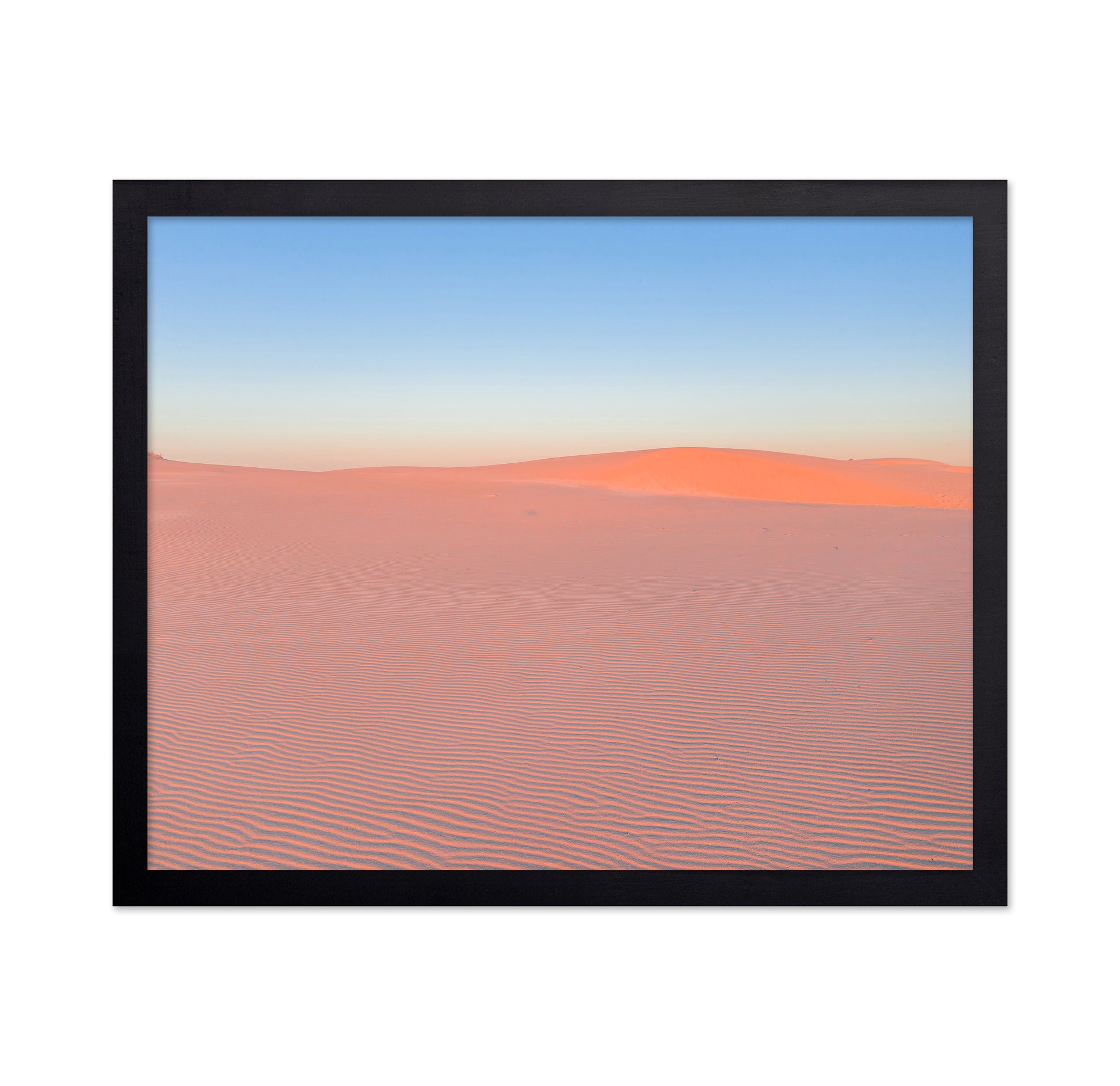 Serene Desert Landscape At Sunrise