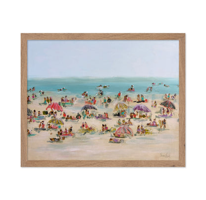 Impressionist Beach Scene