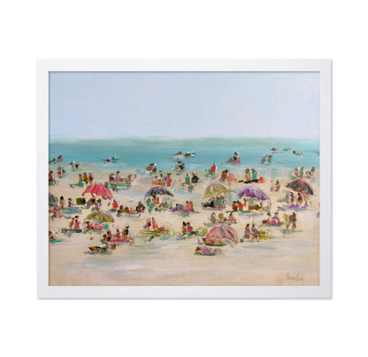 Impressionist Beach Scene