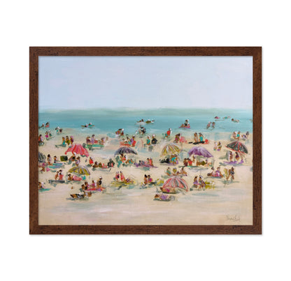 Impressionist Beach Scene
