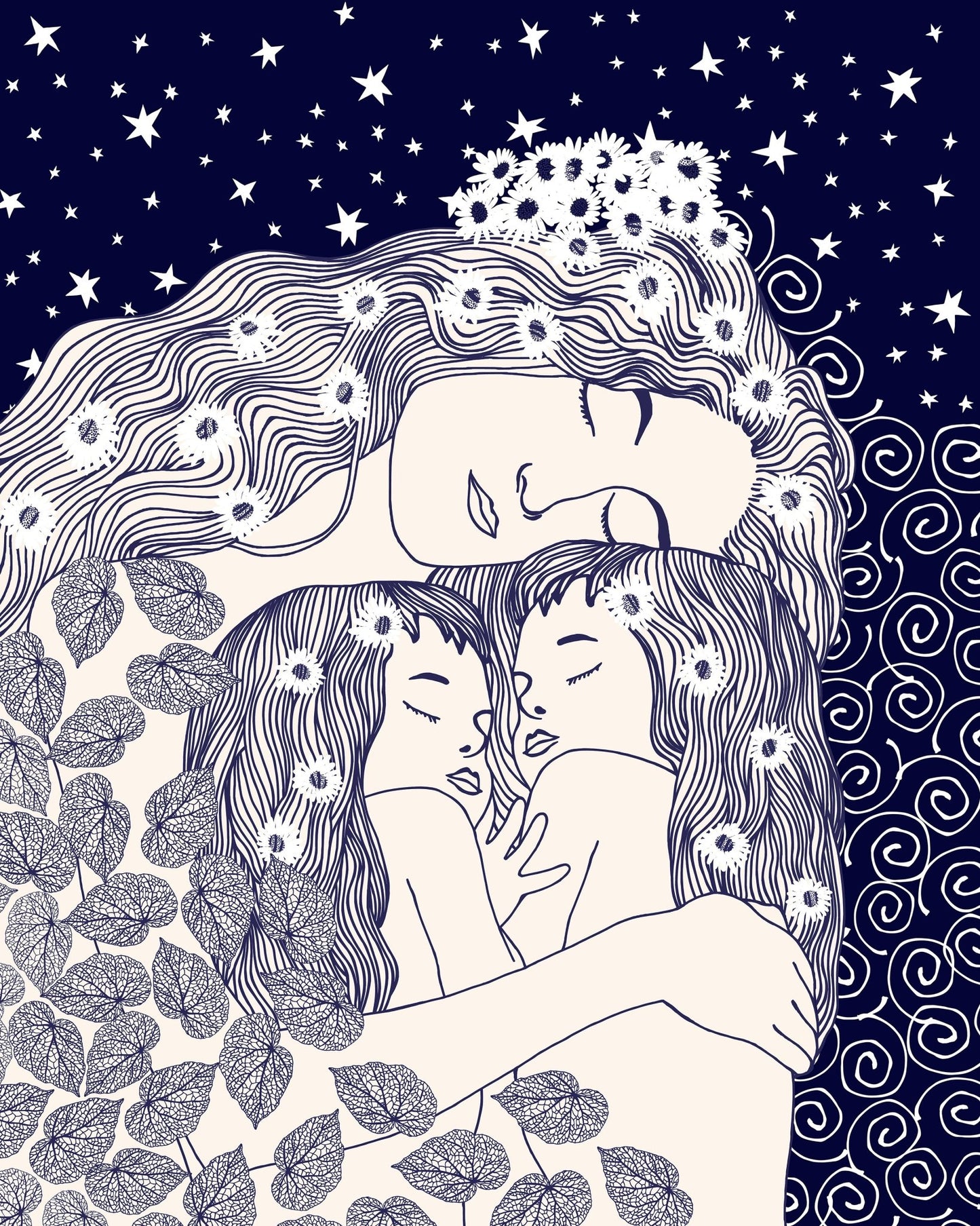 Mother And Girls
