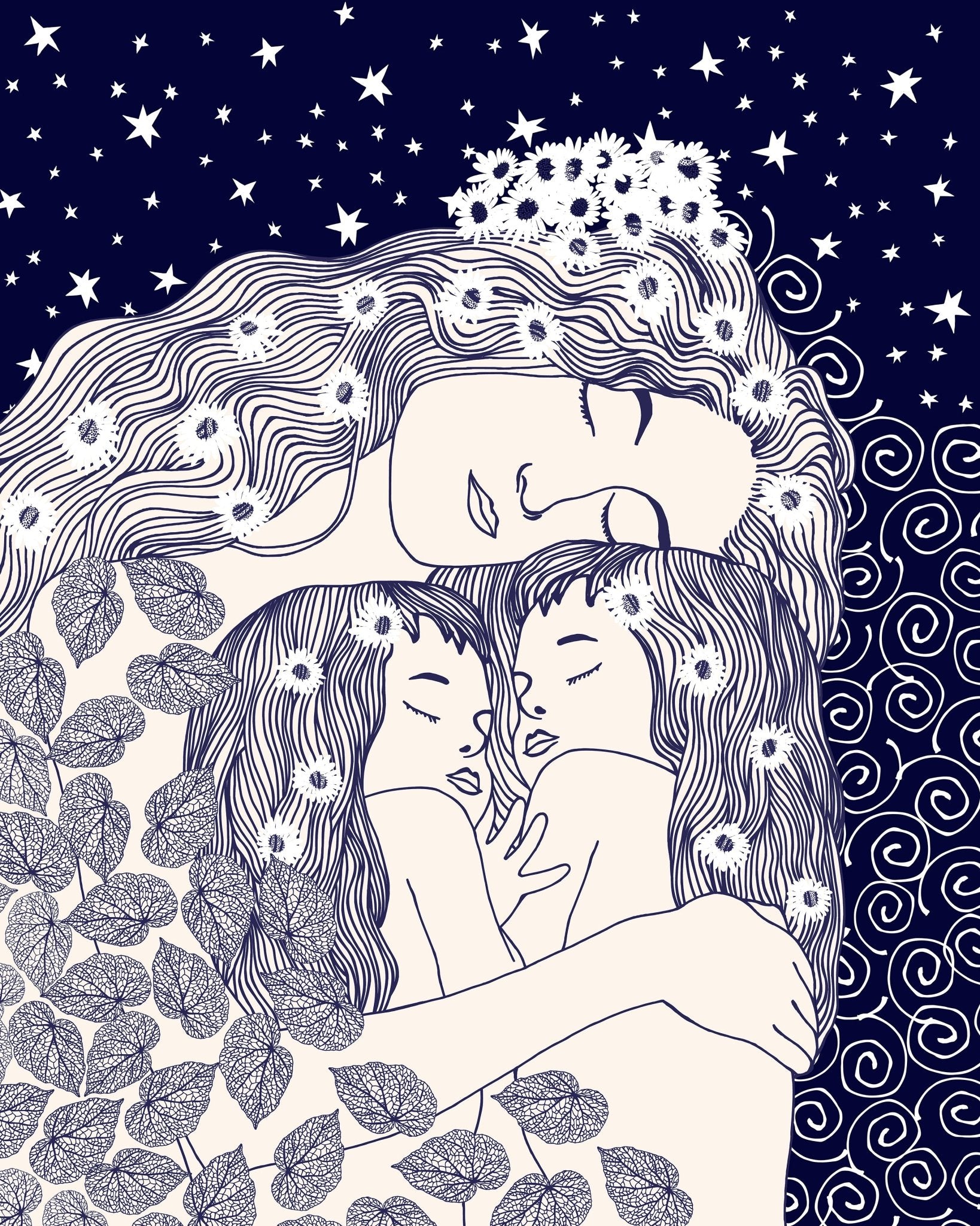 Mother And Girls