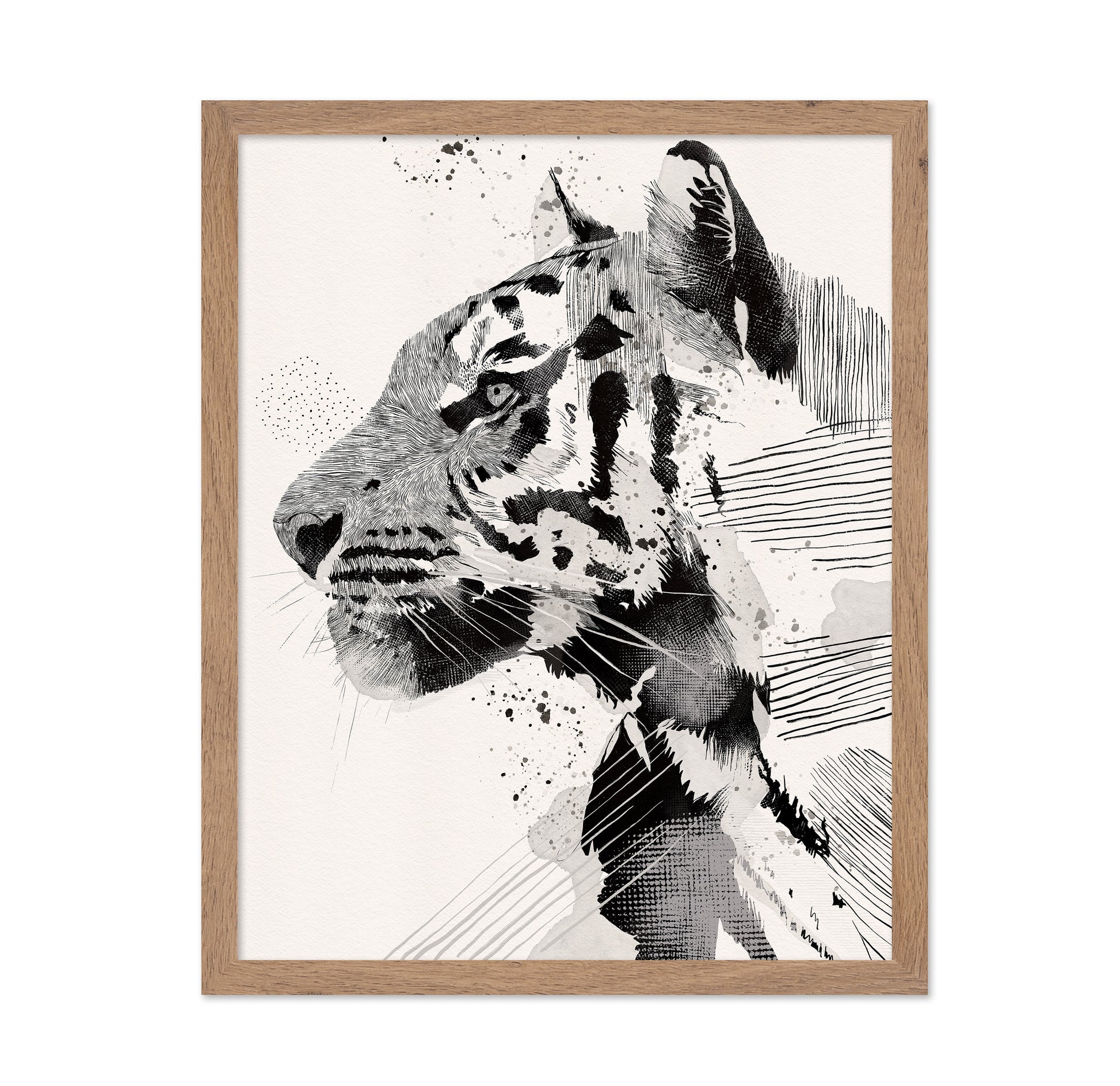 Monochrome Tiger