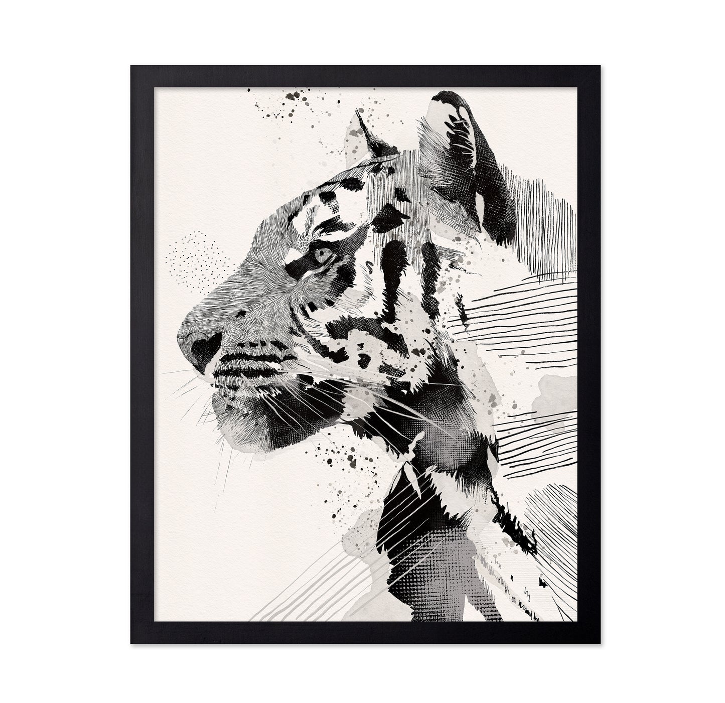 Monochrome Tiger