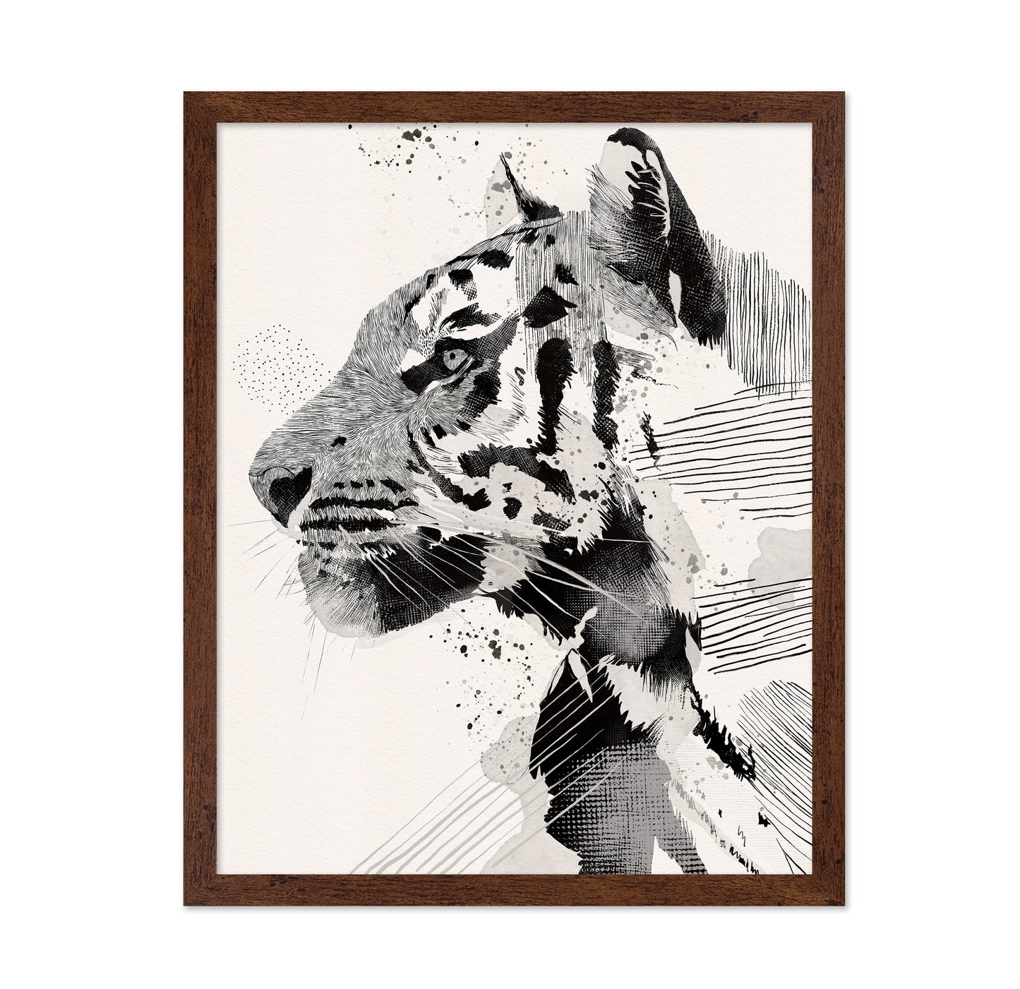 Monochrome Tiger