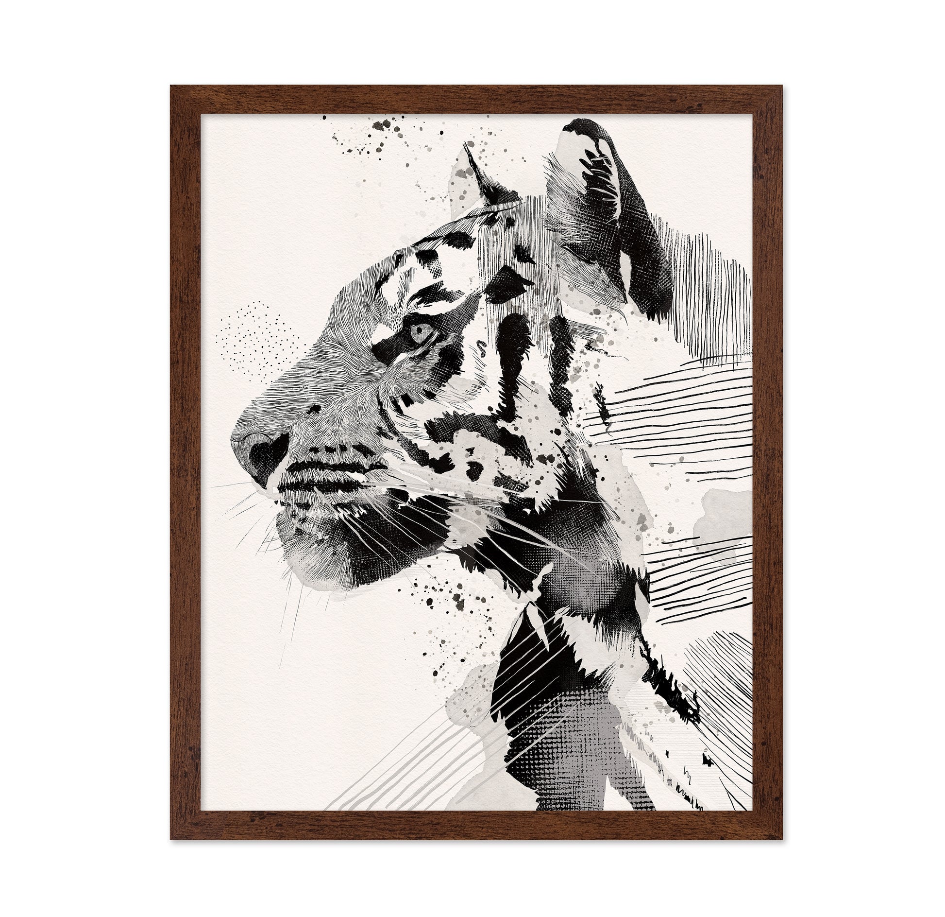 Monochrome Tiger