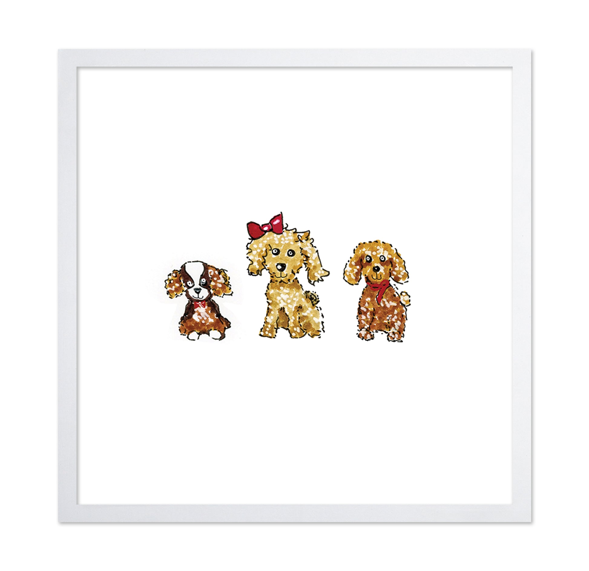 Cute Puppies Illustration