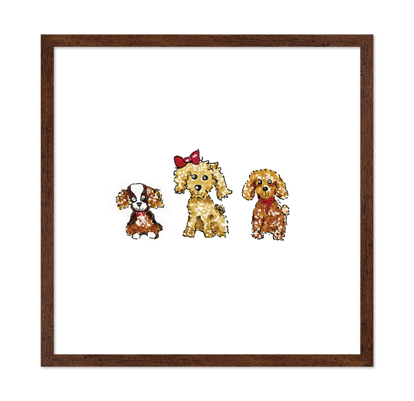 Cute Puppies Illustration