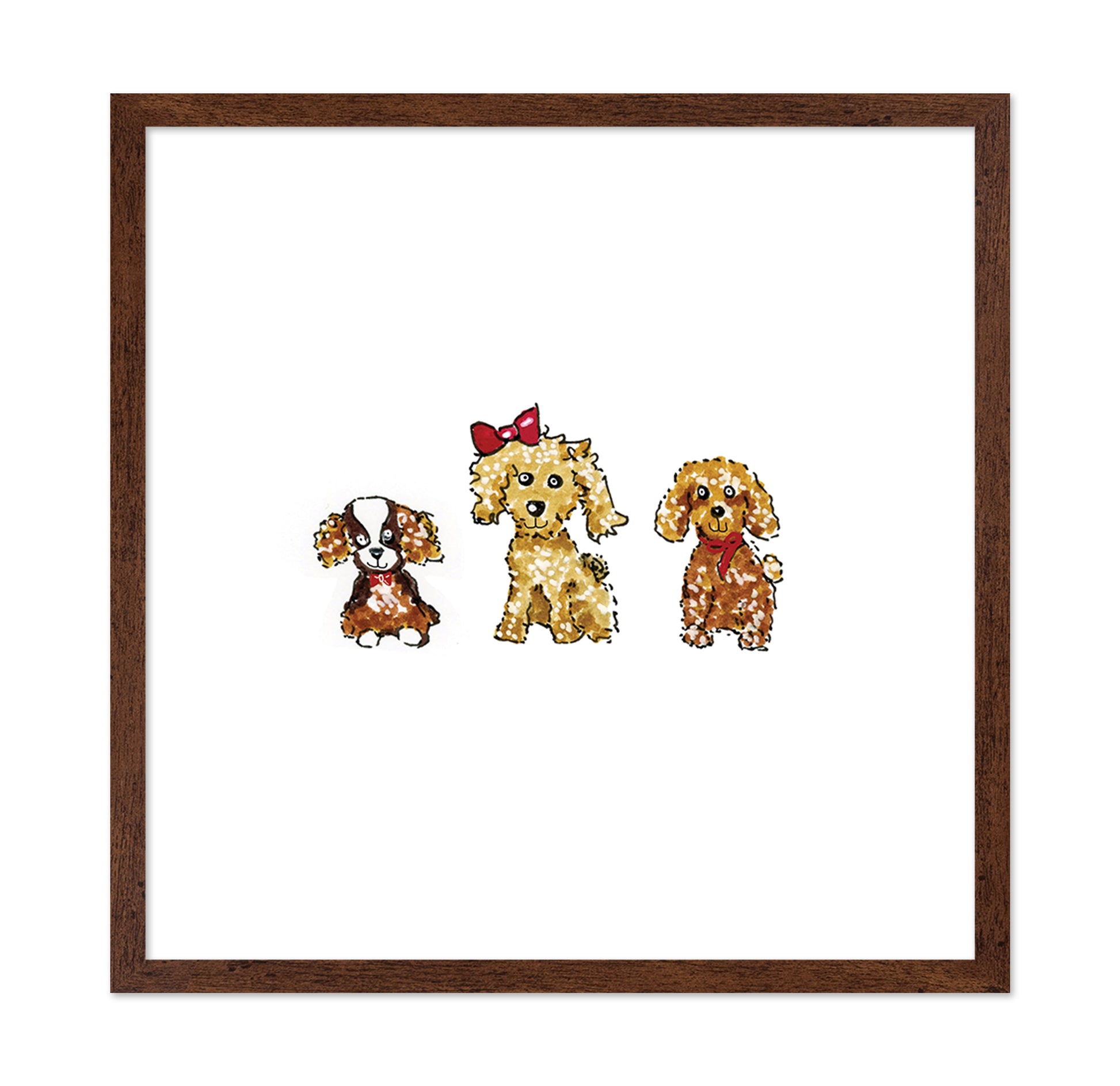 Cute Puppies Illustration