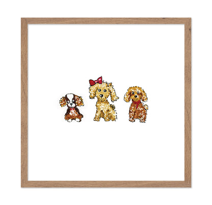 Cute Puppies Illustration