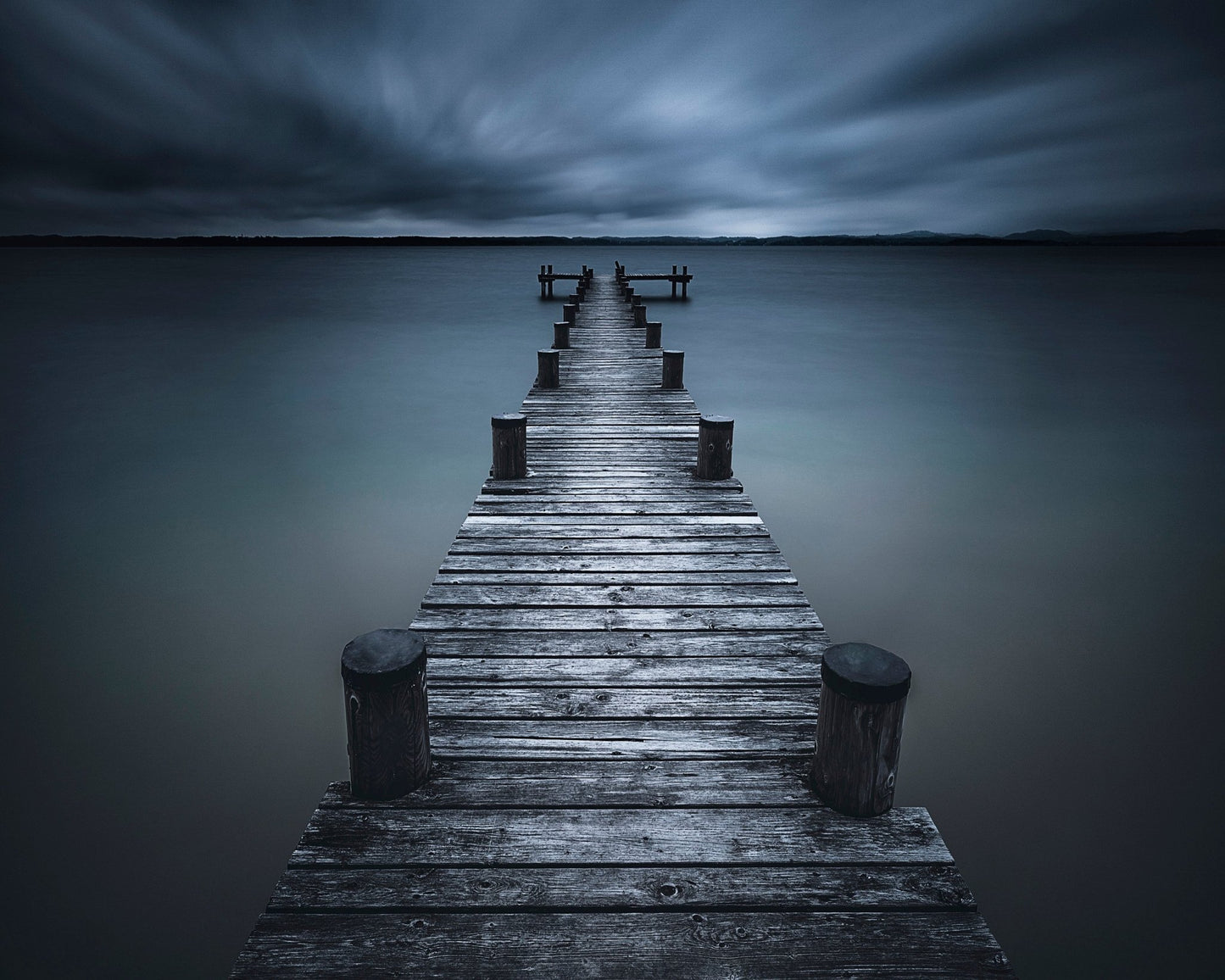 Dark Lake Pier
