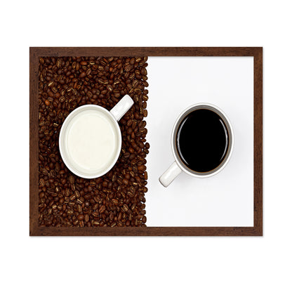 Yin And Yang Coffee And Milk