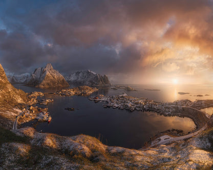 Sunrise Over Reine