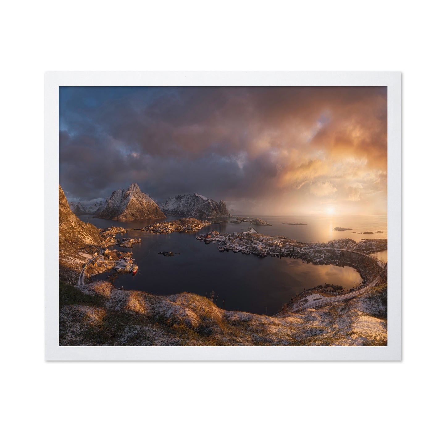 Sunrise Over Reine