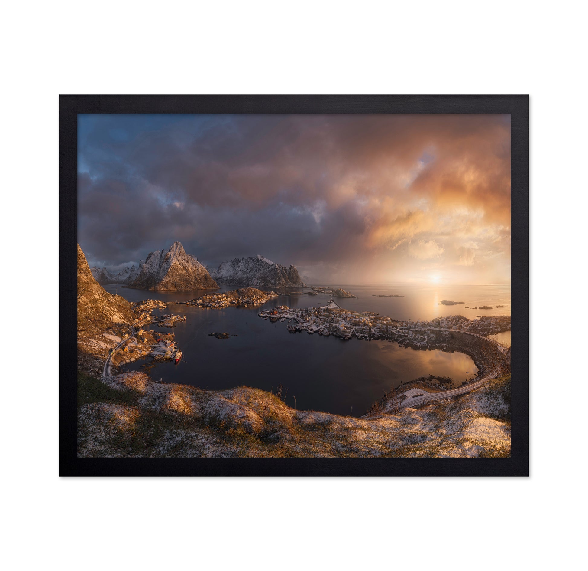 Sunrise Over Reine