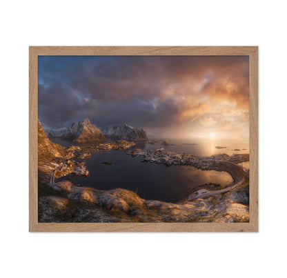 Sunrise Over Reine