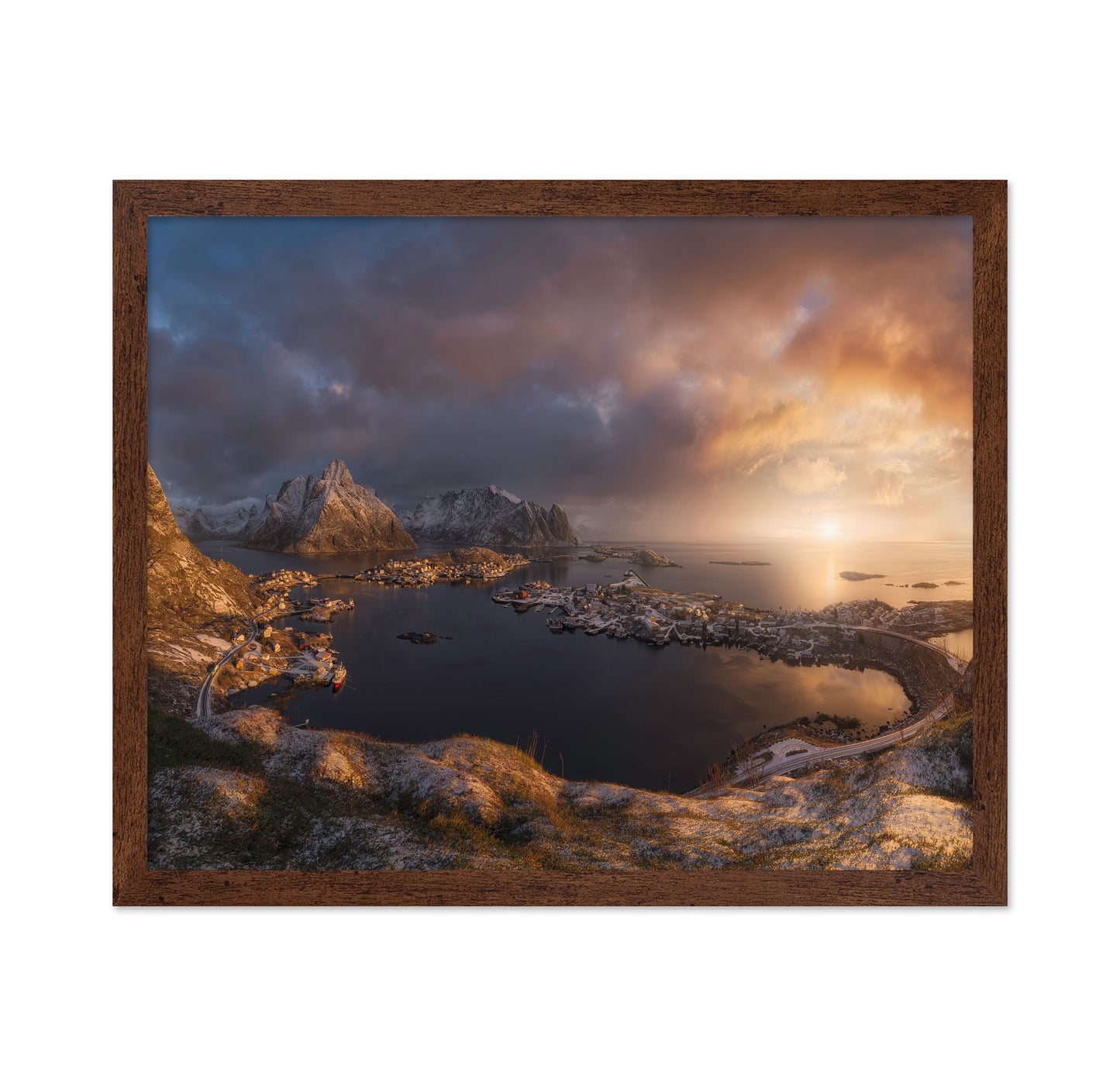 Sunrise Over Reine