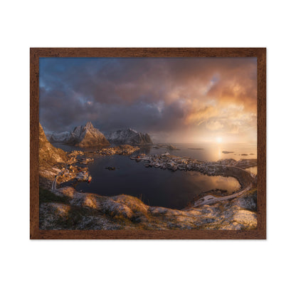 Sunrise Over Reine