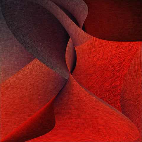 Red Abstract Form No1