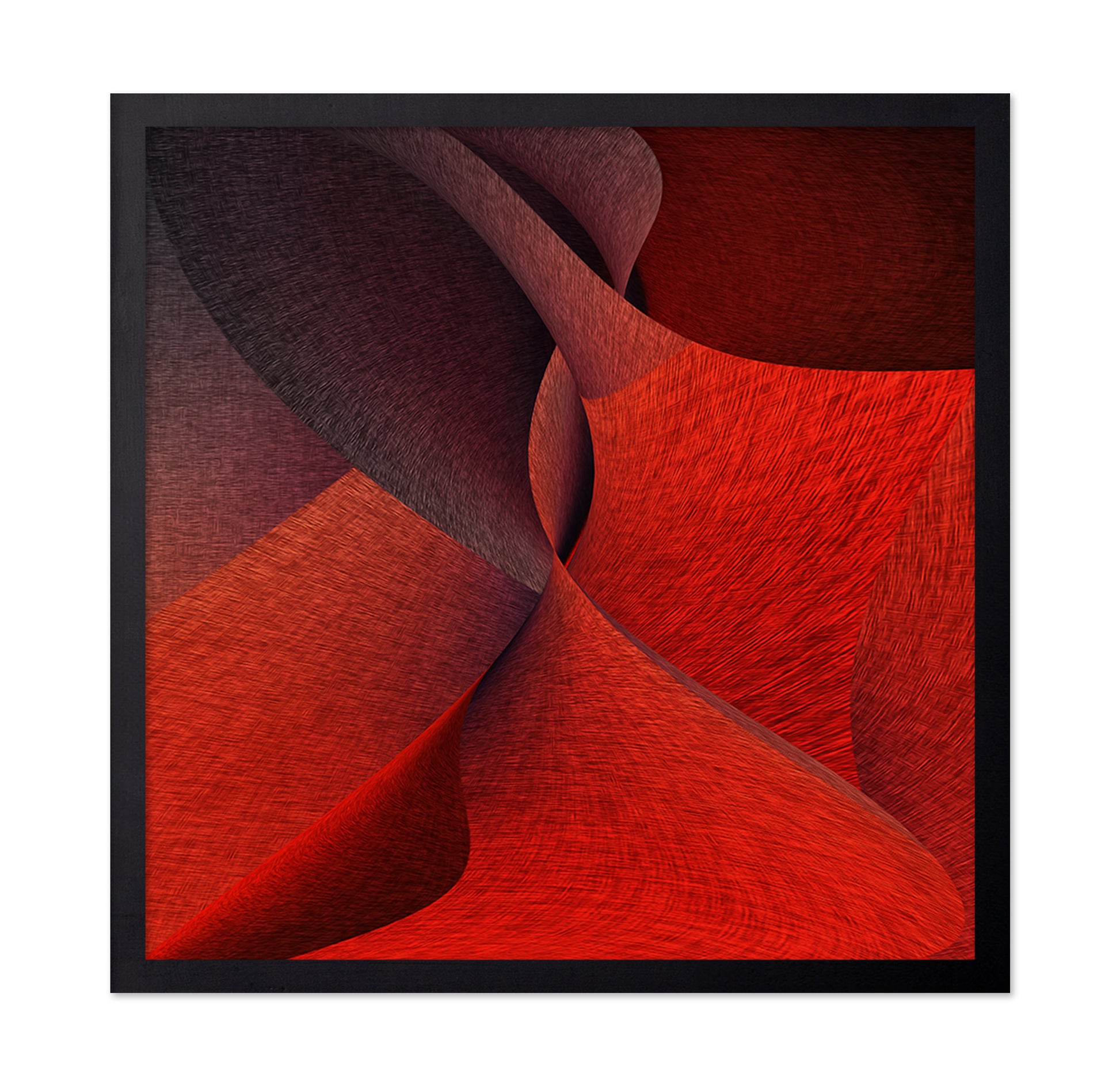 Red Abstract Form No1