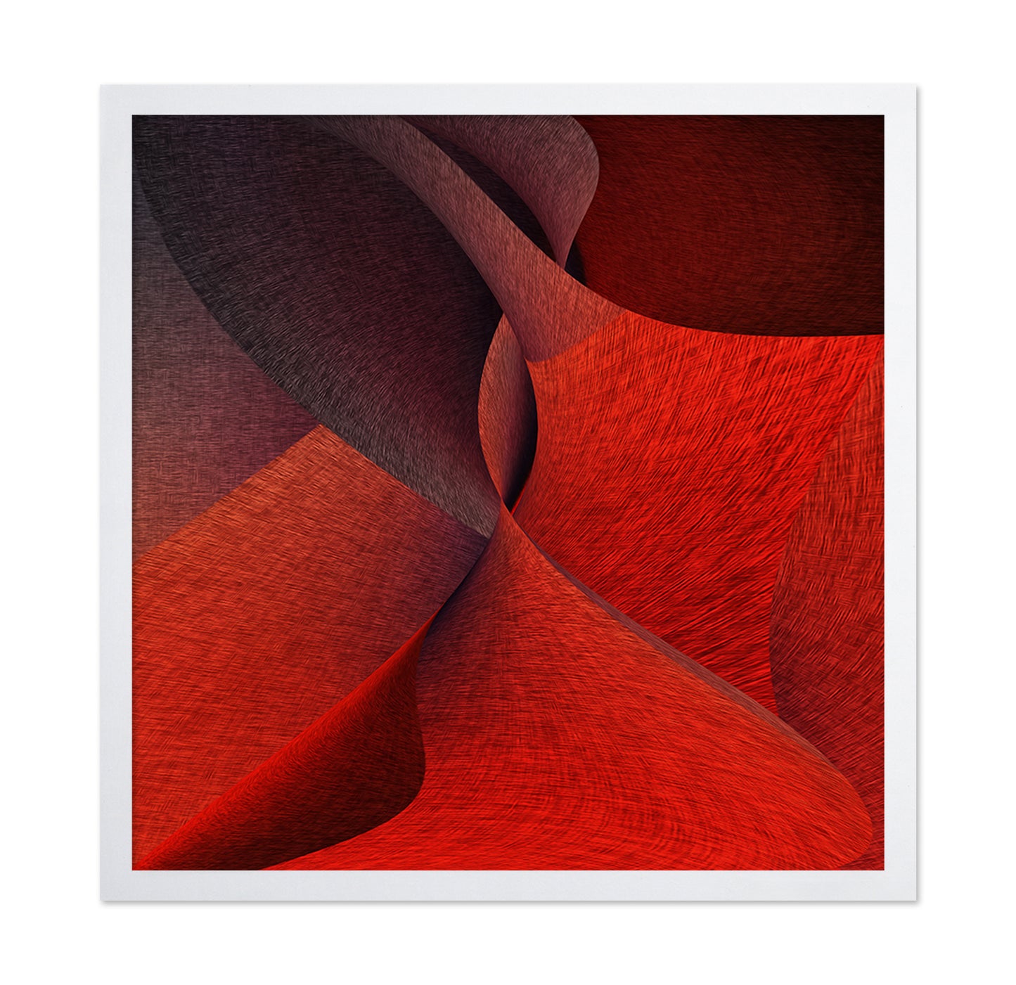 Red Abstract Form No1