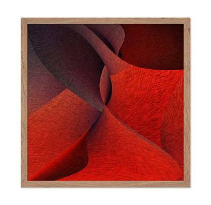 Red Abstract Form No1