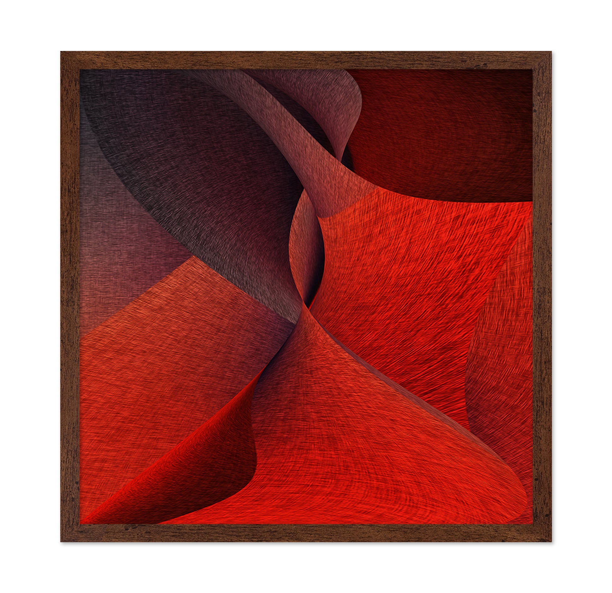 Red Abstract Form No1