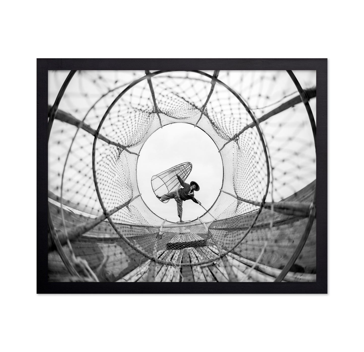 Through Fish Net