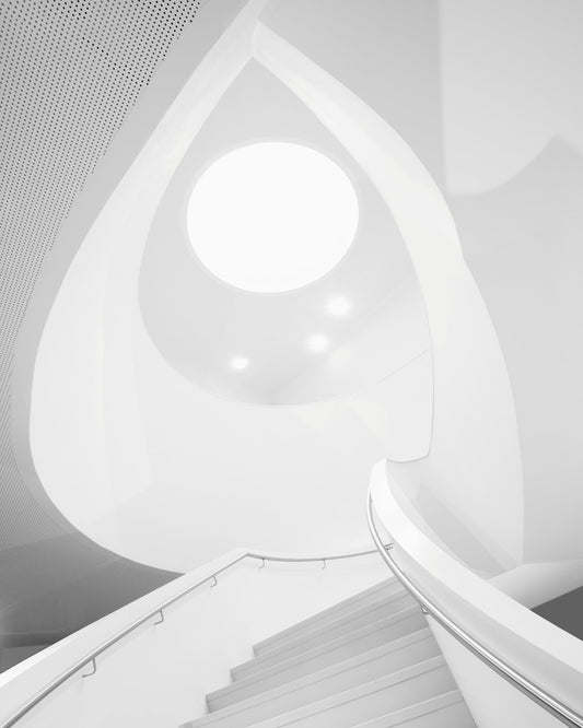 Staircase in White