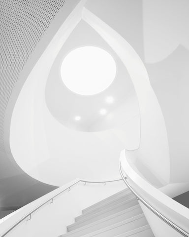Staircase in White