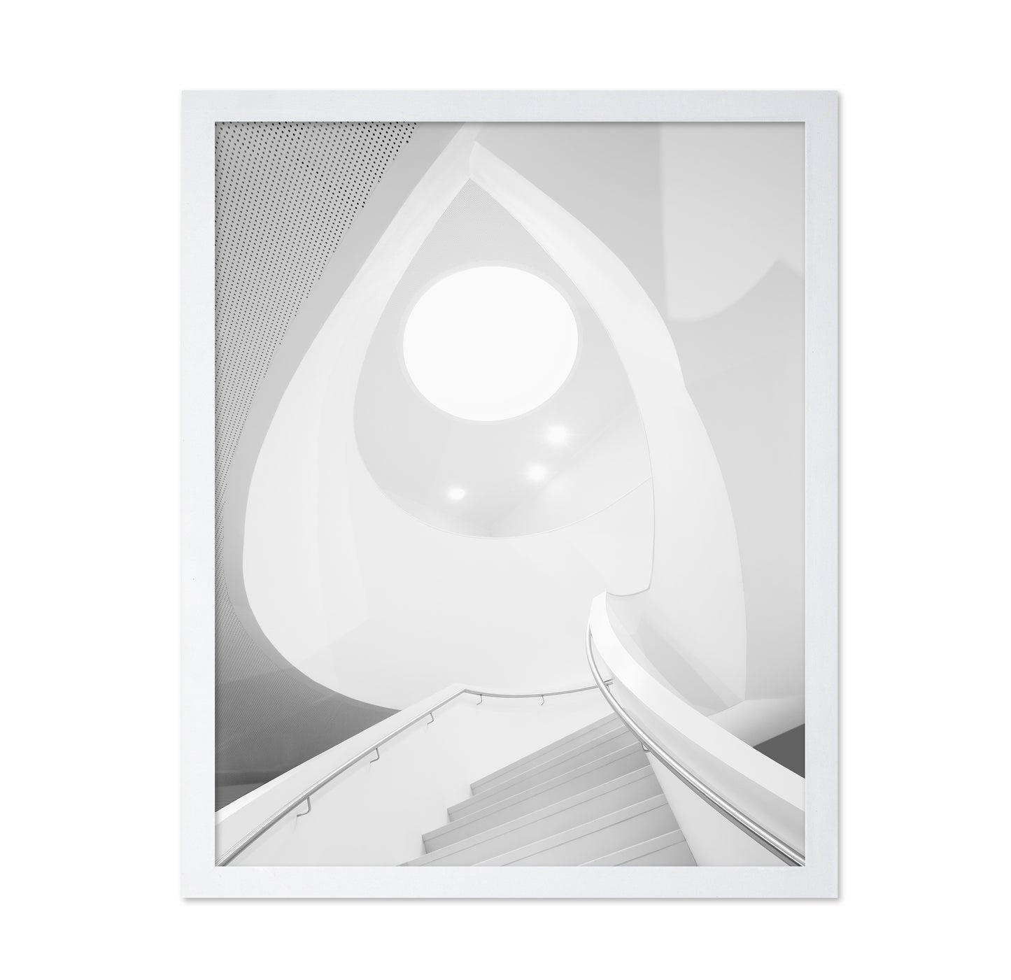 Staircase in White