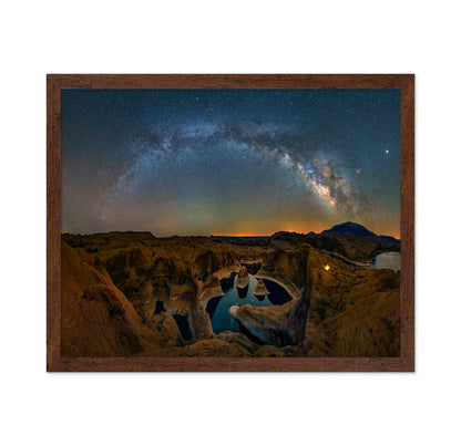 Desert Milky Way Canyon