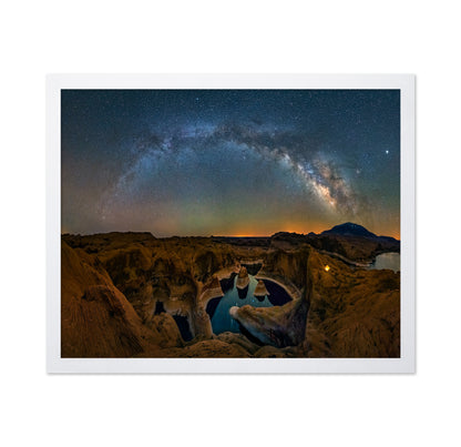 Desert Milky Way Canyon